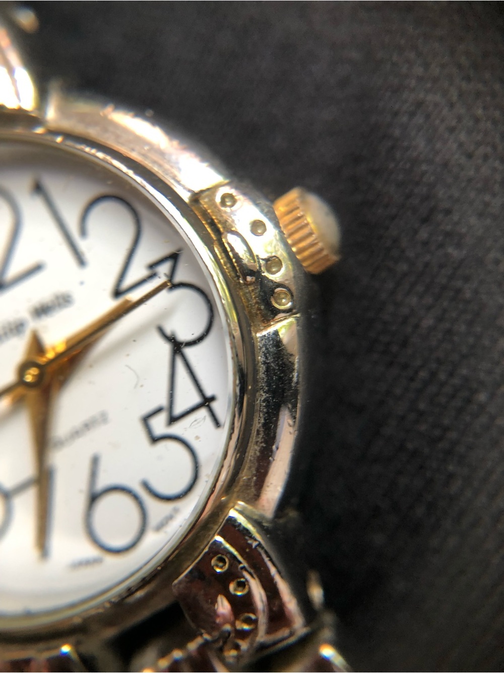 Vintage Philip Wells Two Toned Silver and Gold Watch - Picture 4 of 8